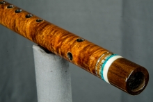 Koa Native American Flute, Minor, High E-5, #J17K (9)